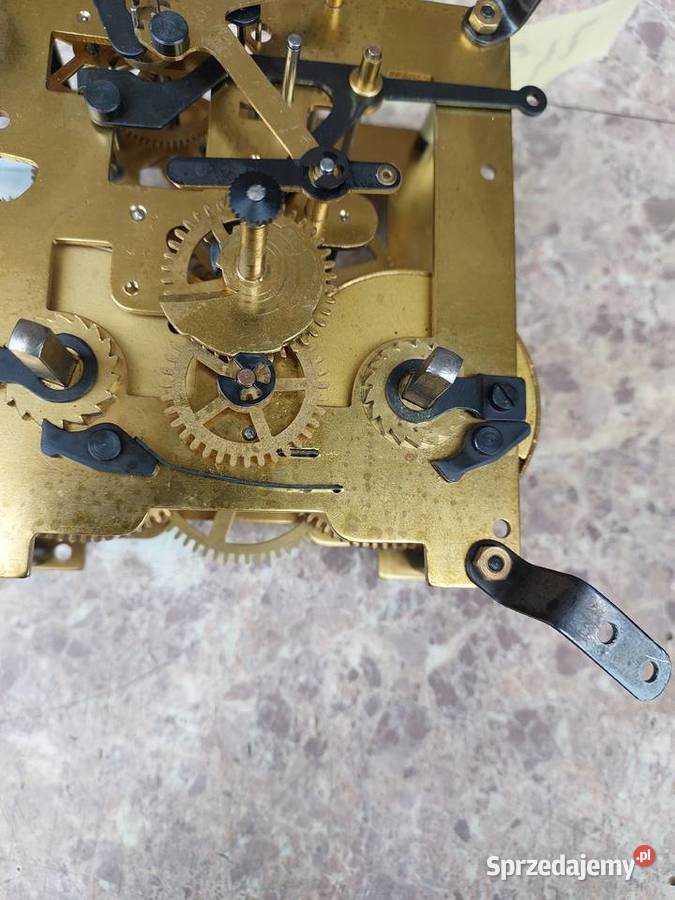 747 Mechanizm starego zegara ściennego Kieninger pomorskie Tczew