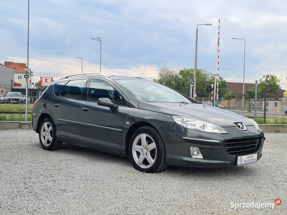 Peugeot 407 SW Automat 20 HDI SzklanyDach Navi Wągrowiec