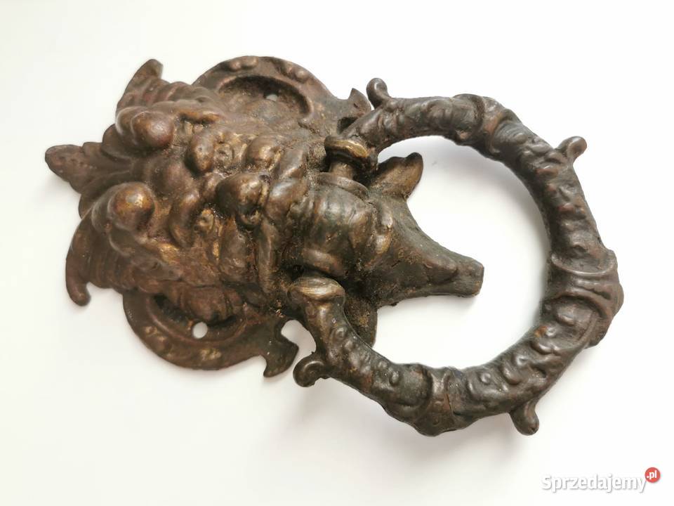 Kołatka Antyczna Kołatka do Drzwi z Brązu Rzeszów