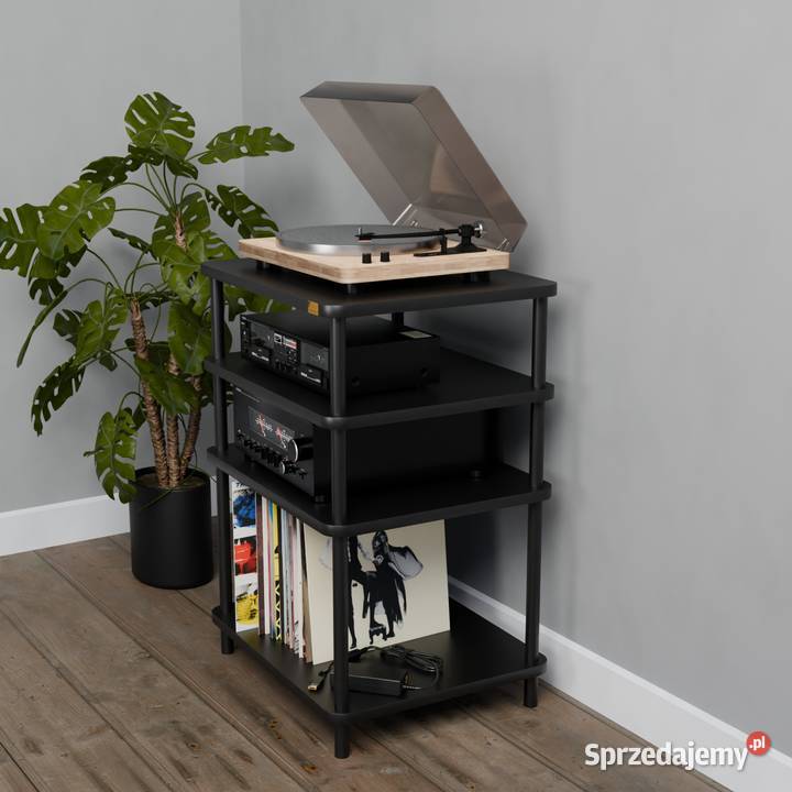 Stolik audio regał loft design hifi pod gramofon