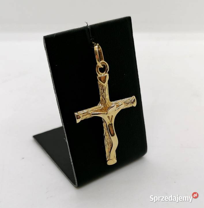 Złota zawieszka próby 585 289g krzyżyk Elbląg sprzedam