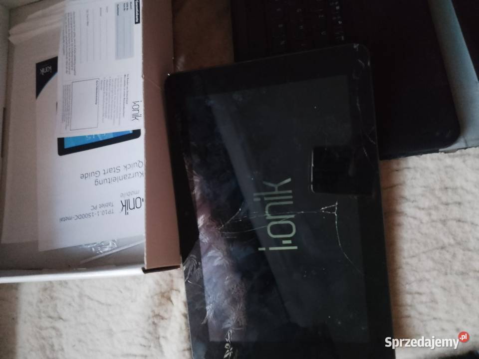 Tablet IONIK 101 z klawiatura uszkodzony Tablety i palmtopy Legnica