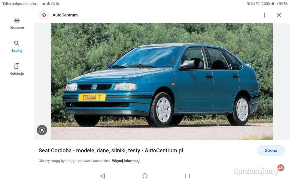 Seat Ibiza II Cordoba II maska pokrywa silnika małopolskie Kraków