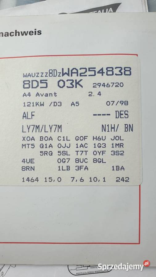 Skrzynia biegów automatyczna kod DES Audi A4 B5 osobowe Skrzynie biegów automatyczne Dzierzby Szlacheckie sprzedam