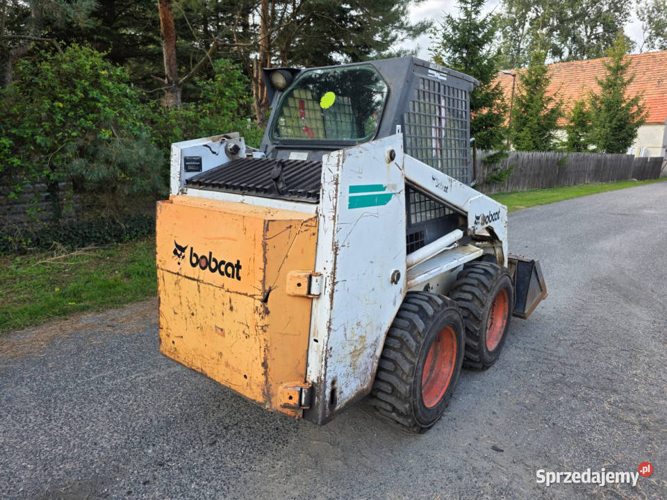 Miniładowarka Bobcat 643 łyżka i widły w dolnośląskie Owczary