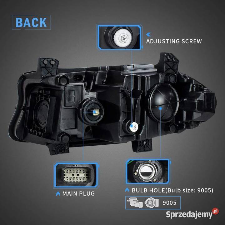 Lampy Przednie Prawa i Lewa VLAND LED DODGE Warszawa sprzedam