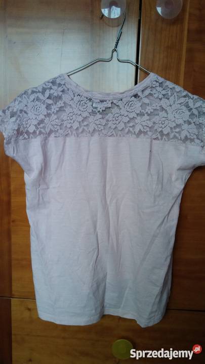koszulka dziewczęca 134 krótki rękaw różowa Poznań