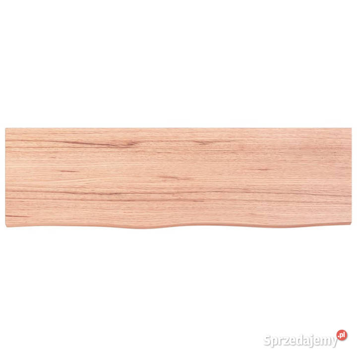 Półka jasnobrązowa 100x30x2 lakierowane lite Warszawa