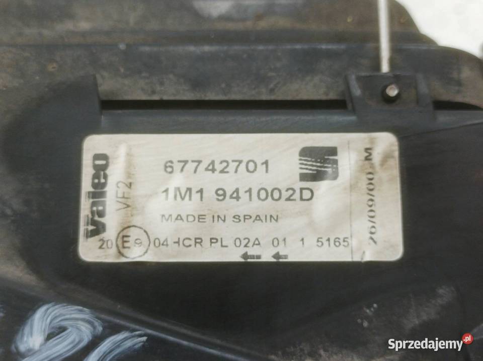 LAMPA PRZÓD PRAWA TOLEDO II 1M1941002D Seat Leon