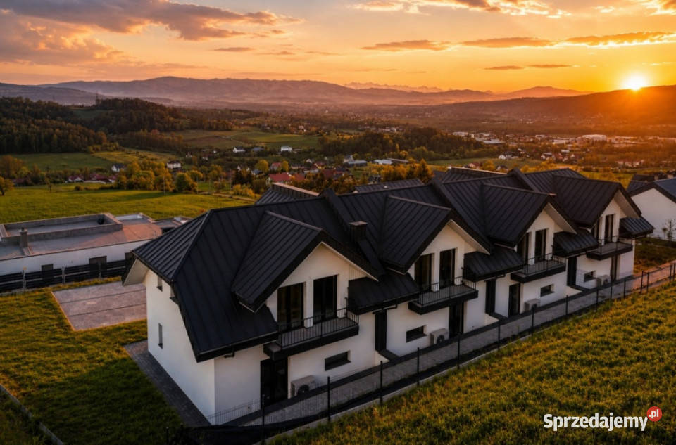 Widok na Tatry Kameralna inwestycja Pompa ciepła Nowy Sącz sprzedam