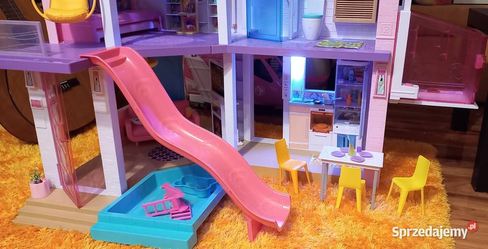 Dom marzeń barbie z basenem zjeżdżalnią i windą Mattel zachodniopomorskie Morzyczyn
