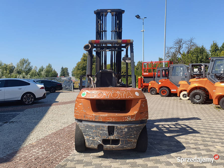 Wózek widłowy Toyota 025FDA50 5 ton duplex 5 m Motoryzacja Kęty
