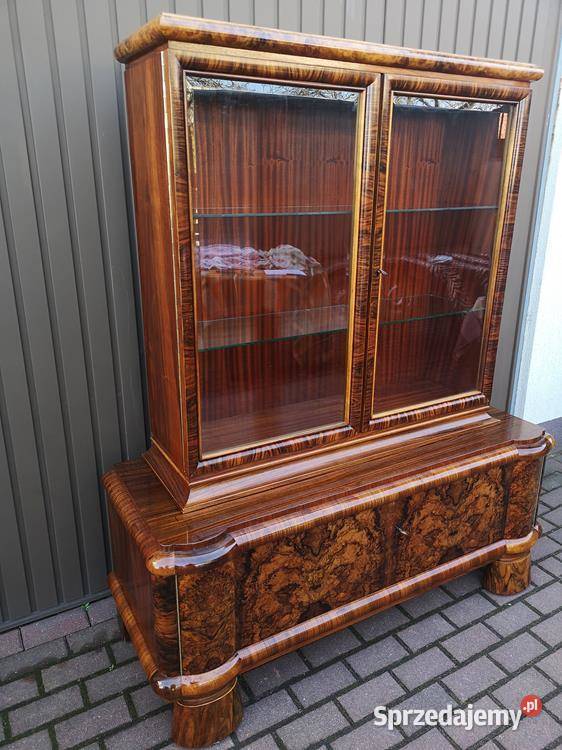 Witryna ARTDECO Politura Orzech Stara Antyk sprzedam