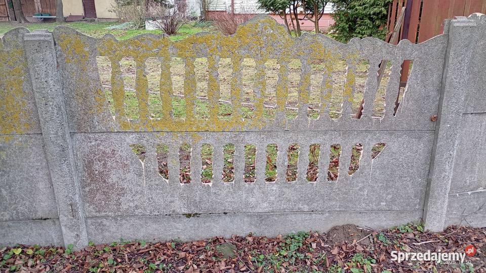 Płot betonowy ogrodzenie 18 metrów panel 2m x Ogrodzenia i bramy lubelskie Lublin