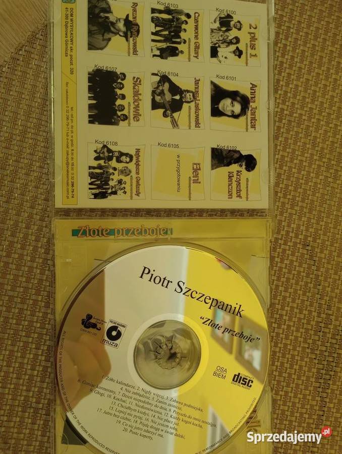 Płyta Piotr Szczepanik Złote przeboje zachodniopomorskie Szczecin
