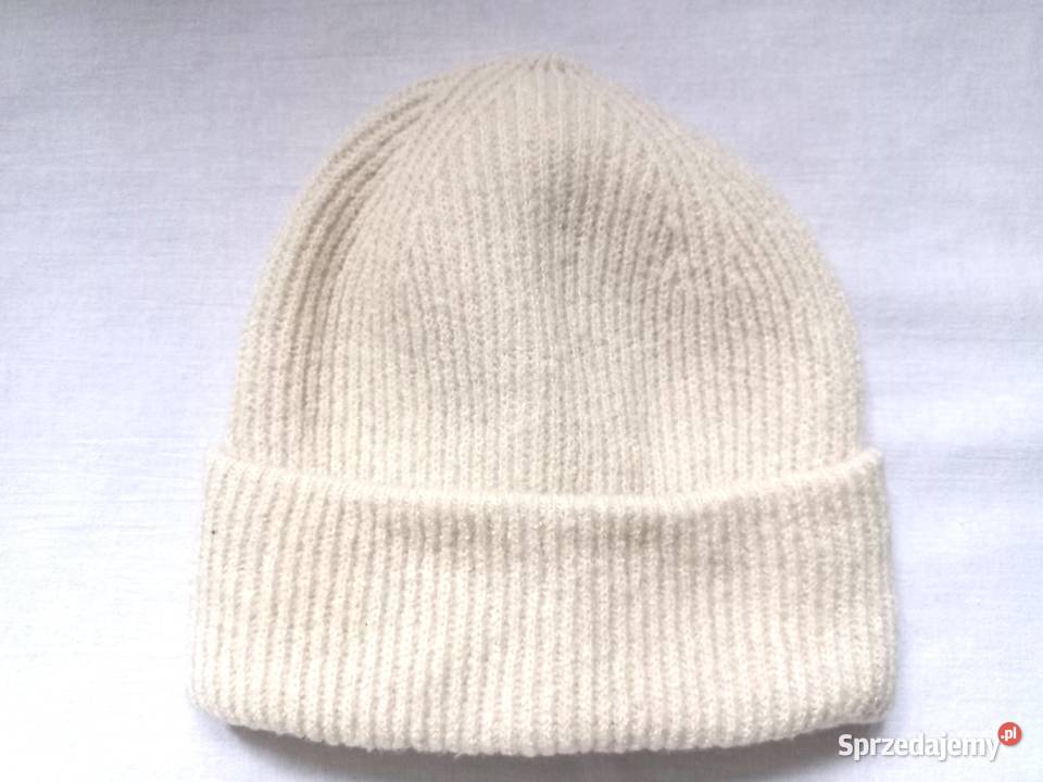 Czapka kremowa r MXXL cieńsza Unisex NOWA Uniseks Białystok