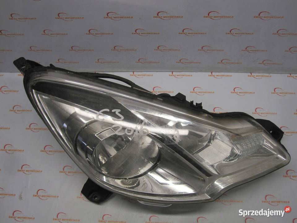 CITROEN C3 16r lampa prawa przód 1606931880 świętokrzyskie