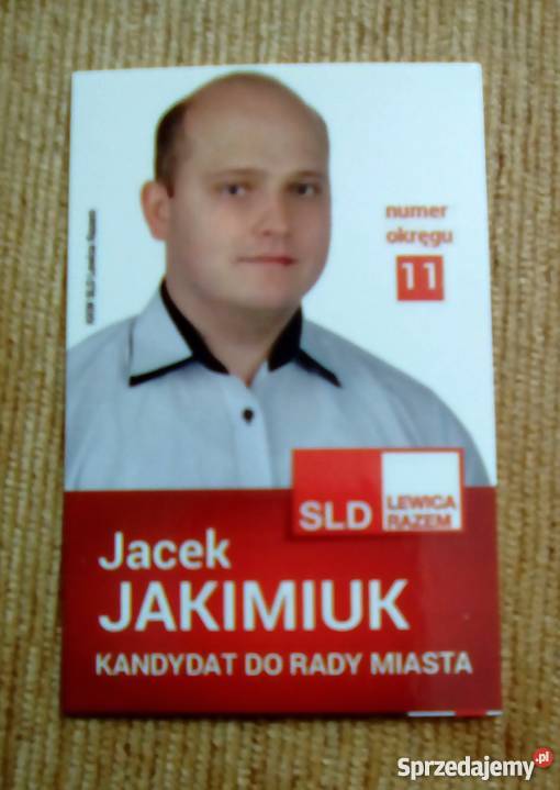 KALENDARZYK LISTKOWY 2015 KANDYDAT SLD JACEK