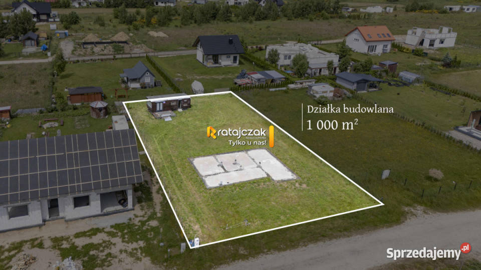 Sprzedam grunt 1000m2 Łebcz Sprzedaż