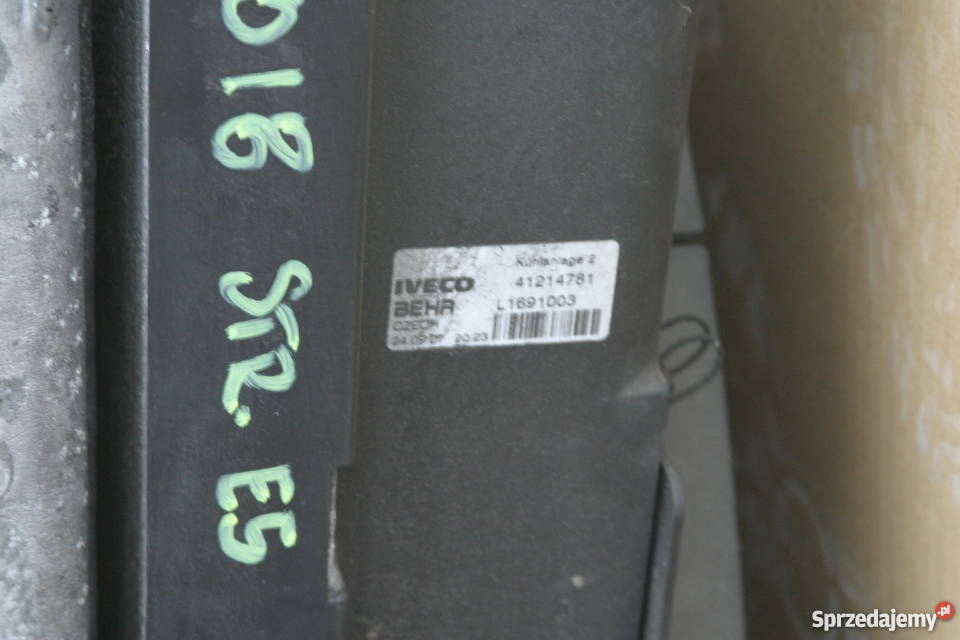 IVECO STRALIS EURO 5 CHŁODNICA WODY POWIETRZA Bieleń