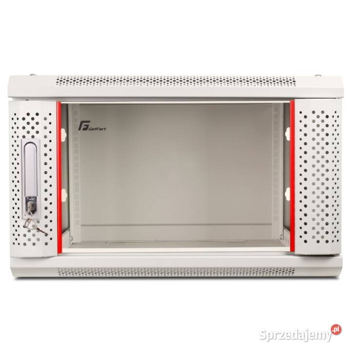 Szafa Rack GetFort 19 6U 600x450 wisząca szara Knurów