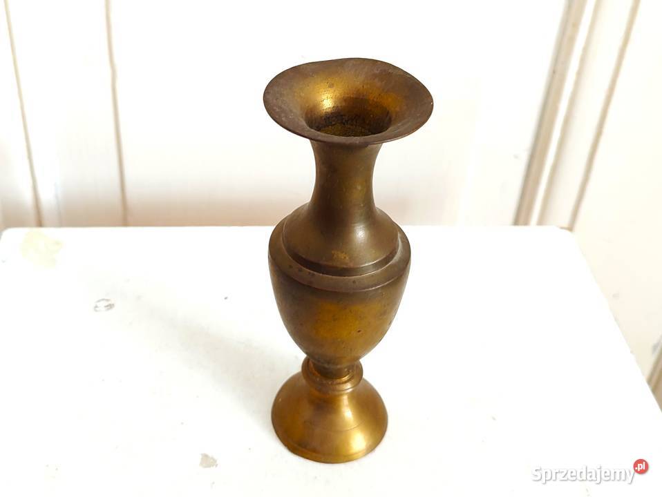 Stary mosiężny wazonik Gdańsk