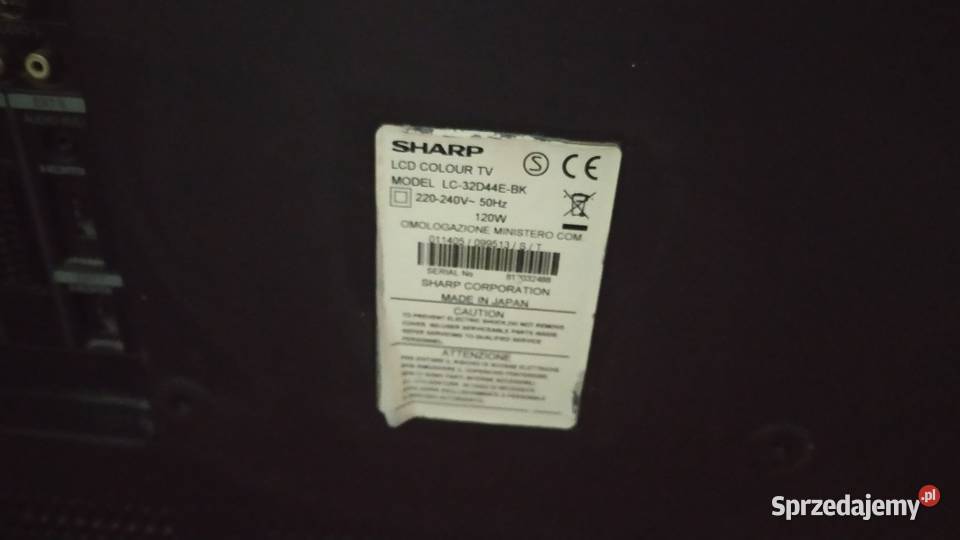Telewizor Sharp Aqos 32 cale lubelskie Gołowierzchy