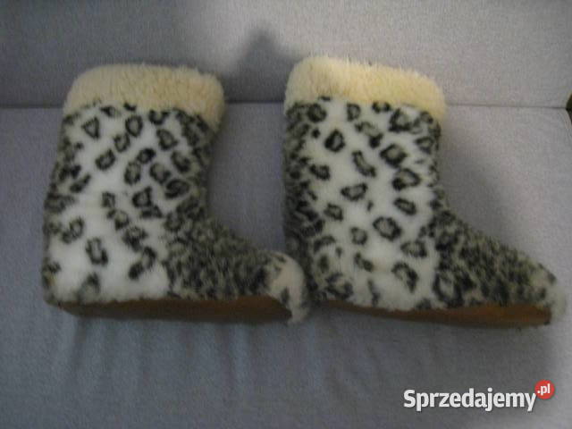 Walonki z futerka panterka Damskie śląskie Częstochowa