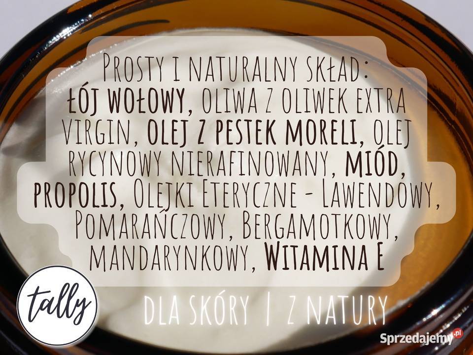 Krem z łoju wołowego na trądzik i problemy Rędziny