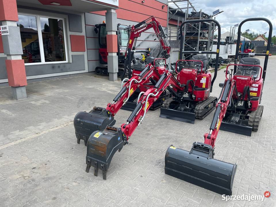 Nowa minikoparka YANMAR SV08 2022 r RĘKI LEASING Koparki Łagiewniki Nowe