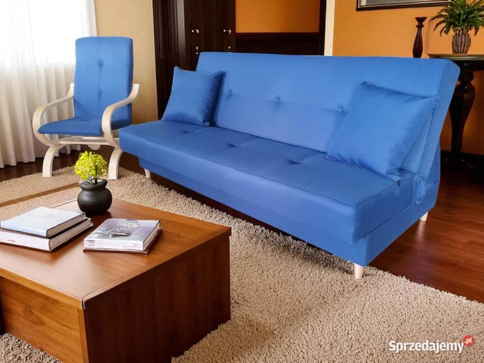 Kanapa rozkładana Sofa z pojemnikiem do spania Katowice