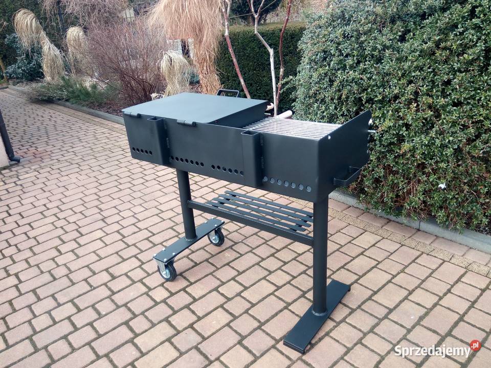Gastronomiczny grill DWUKOMOROWY blacha 4 mm Gastronomia Damasławek