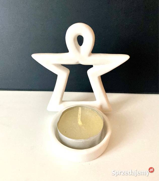 Świecznik na podgrzewacz tealight ceramiczny Pruszków