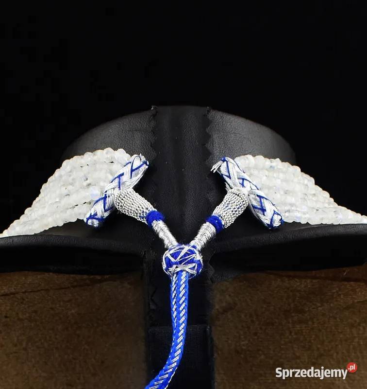 Kamień księżycowy Koraliki Naszyjnik damski