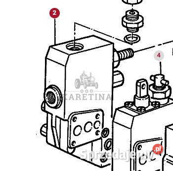 Massey Ferguson 3690 Zawór Przepływowy