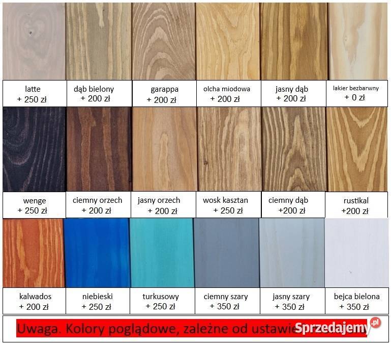 Łóżko BUENA drewniane mega solidne