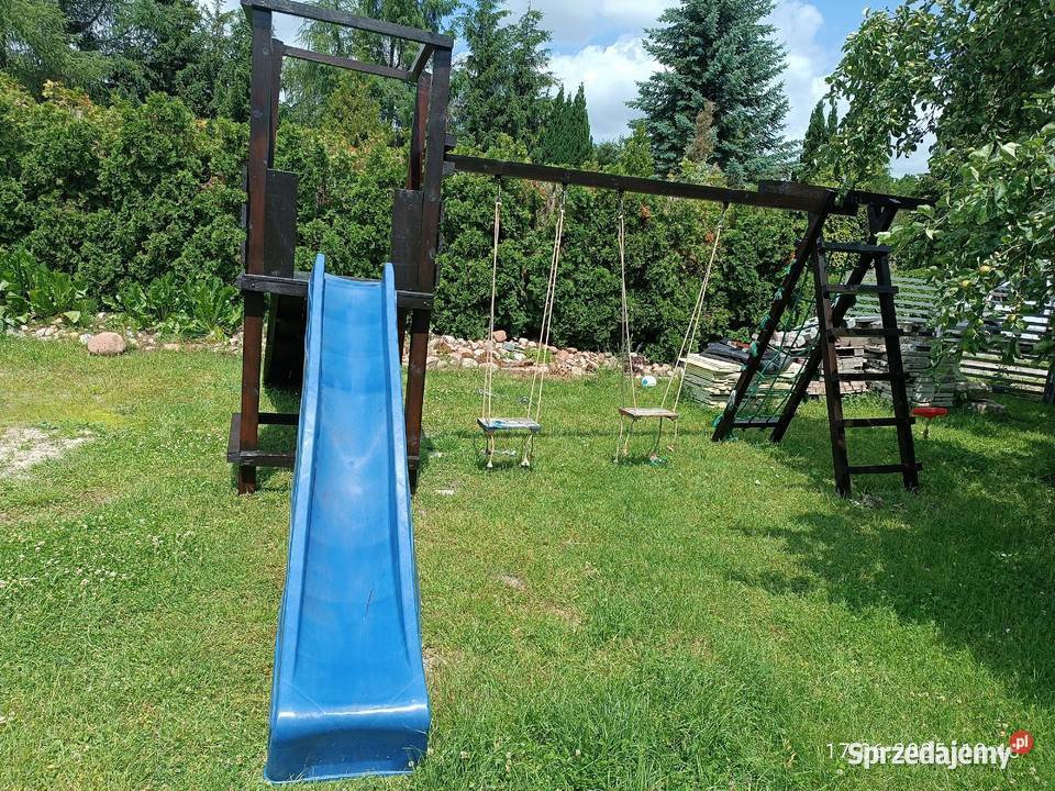 Plac zabaw drewniany duży solidny Kraśnik