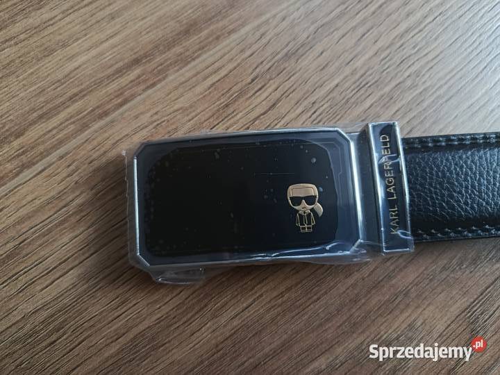 Pasek skórzany męski Karl Lagerfeld do garnituru Białystok sprzedam
