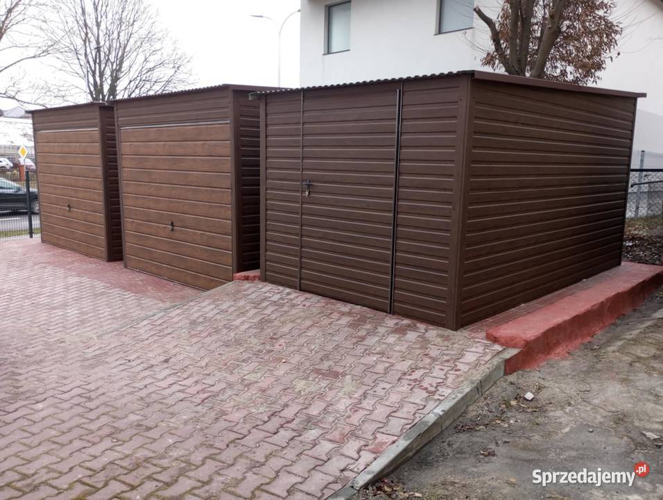 Garaż 4x5 antracyt brama uchylna do góry Gołąb sprzedam