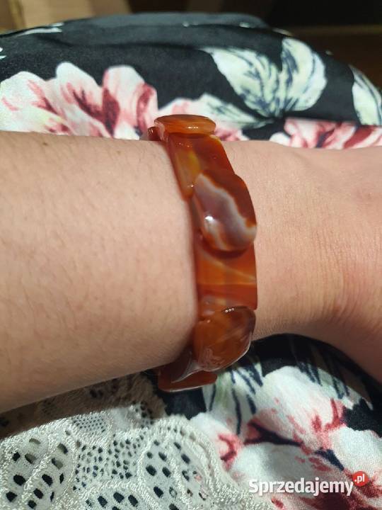 Bransoletka Z Kamieniami Naturalny Agat w Bransoletki Opole