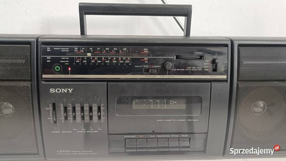 SONY CFS1020S Radiomagnetofon przenośny sprzedam