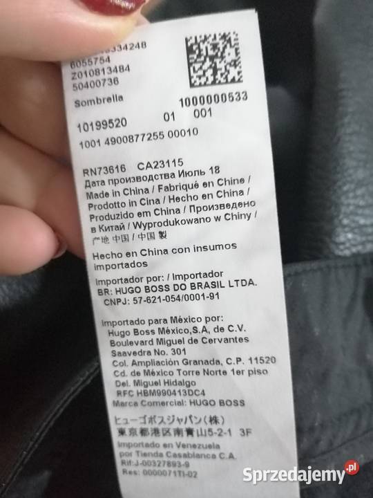 Hugo Boss Model Sombrella spodnie Moda i Styl Zgorzelec