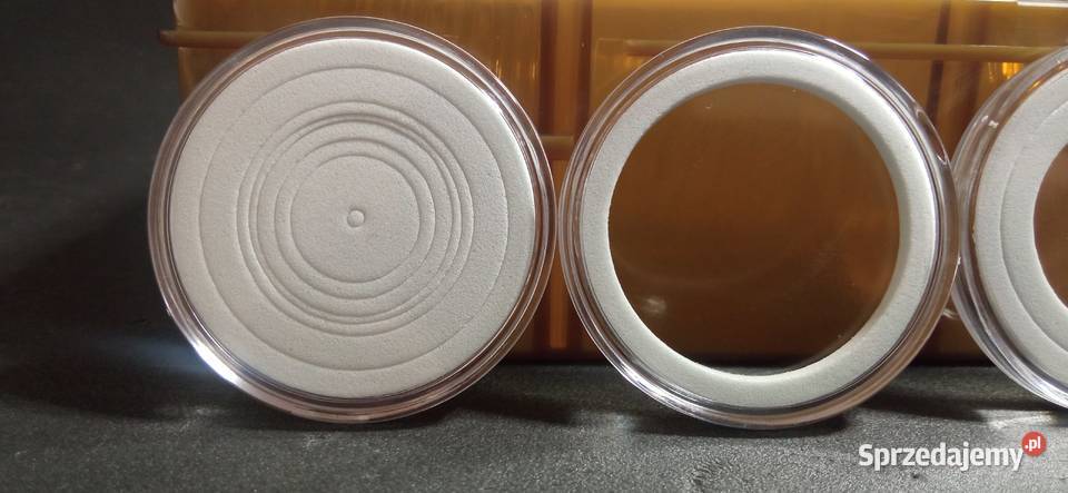 Kapsle na monety 46 mm 84 sztuki z regulacją