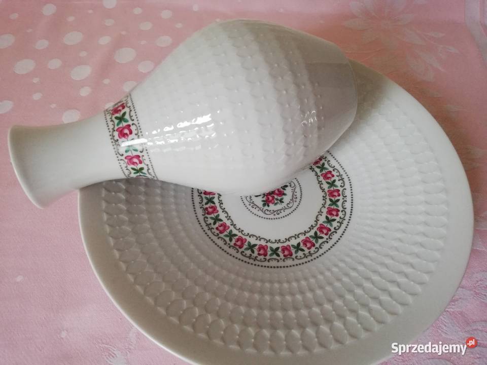 Wazon patera sygnowana porcelana Winterling Gorlice