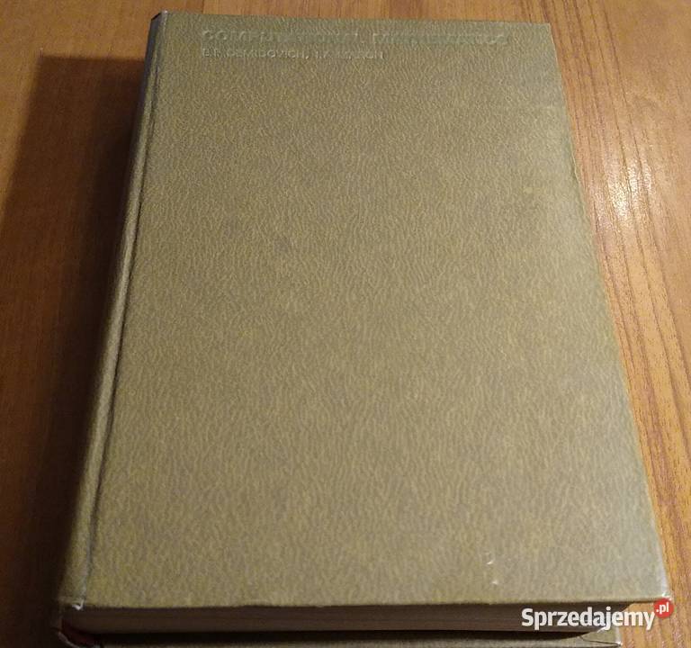 Computational mathematics B P Demidovich I A Gdańsk