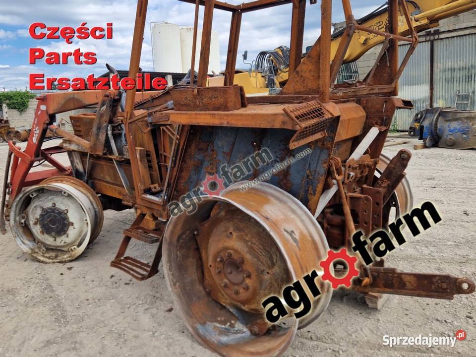 FIAT 680DT części skrzynia biegów most oś Byków