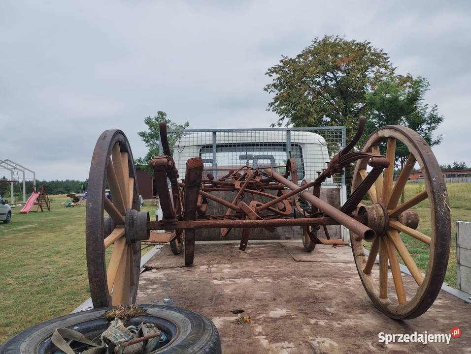 Sprzedam szkielet metalowy bryczki wolant Pozostałe Ślesin