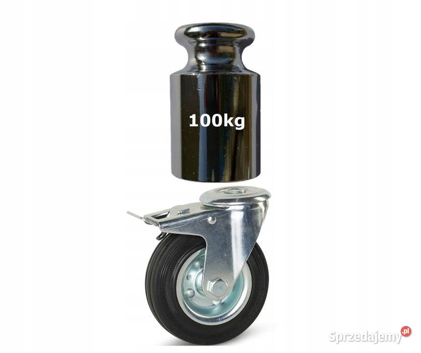 Koło transportowe z Hamulcem 125mm 100 z Gumy Kółka Kozienice sprzedam
