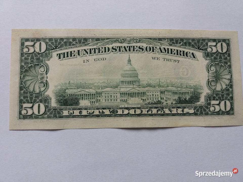 Banknot 50 dolarów USA 1990 Zawiercie sprzedam