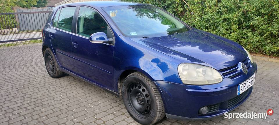 VW GOLF V 19tdi 105 BKC bogate wyposażenie 14 manualna Wieliczka
